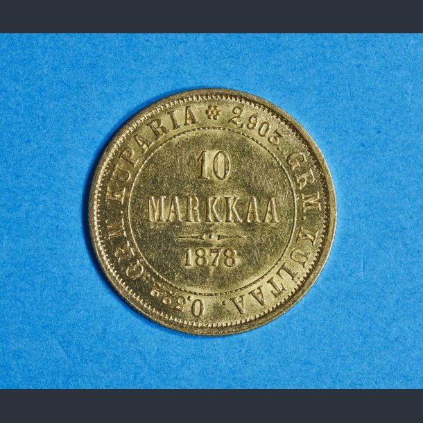 10 Markkaa 1878