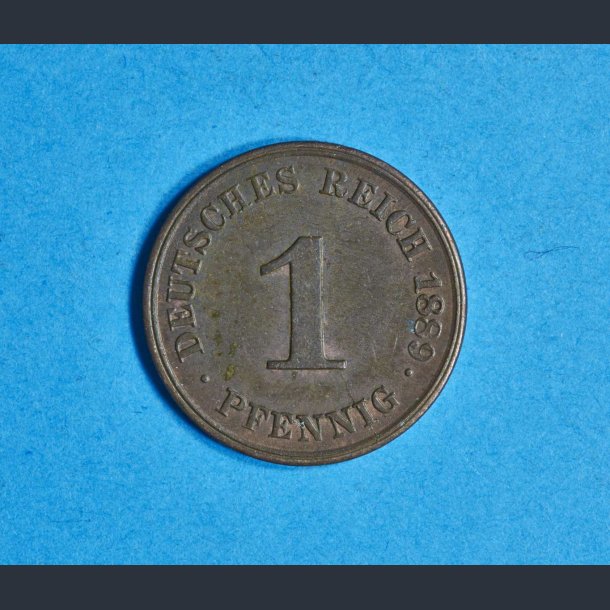 1 Pfenning 1889 J