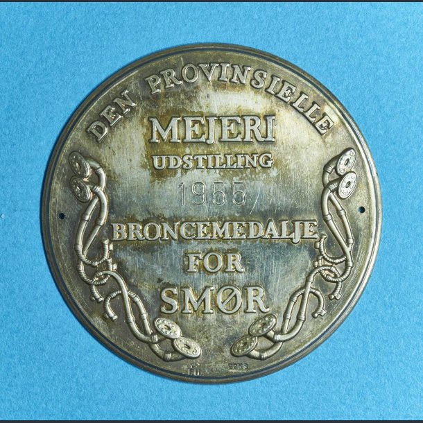 Broncemedalje for Smr 1955 - Den provinsielle mejeriudstilling - sterlingslv