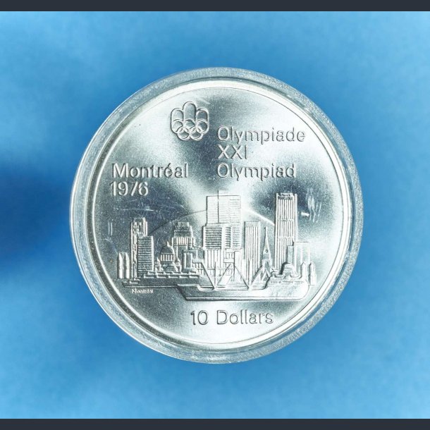 Canada 10 dollars 1973 - Montr&eacute;al havnemotiv - i kapsel