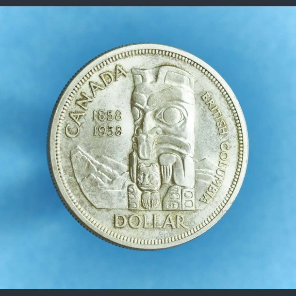 Canada Dollar 1958 - British Columbia 85 r