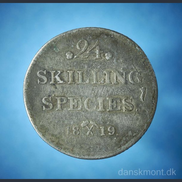 Carl XIV Johan 24 skilling 1819