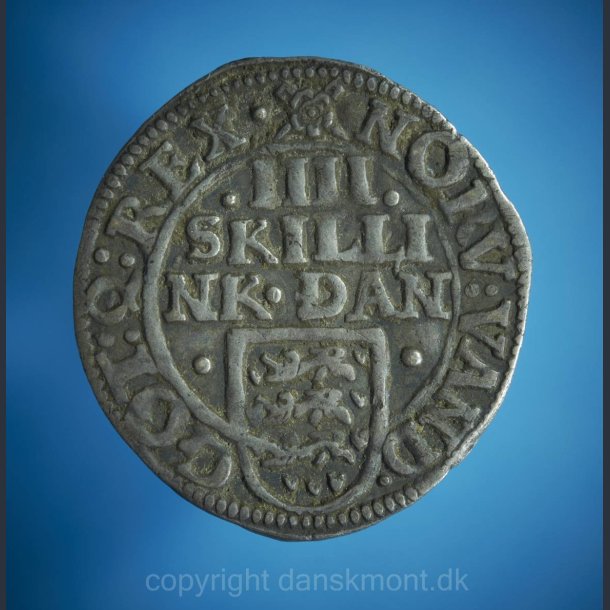 Chr.4. 4 skilling 1608 Sjlden