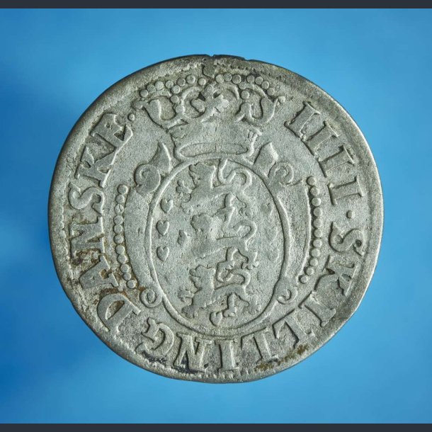 Christian 5. 4 skilling 1693-1694 Gl&uuml;ckstadt