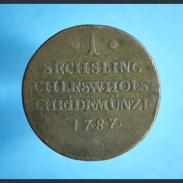 Christian 7. 1 sechsling 1787