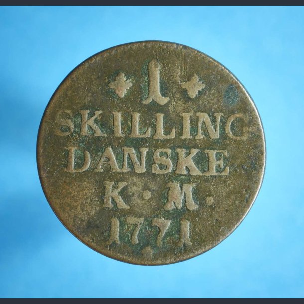 Christian 7. 1 skilling 1771