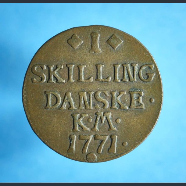 Christian 7. 1 skilling 1771