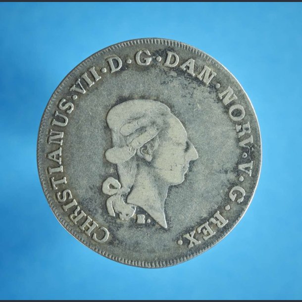 Christian 7. 1/3 specie 1787-1789 Slesvig-Holsten - bedre eksemplar