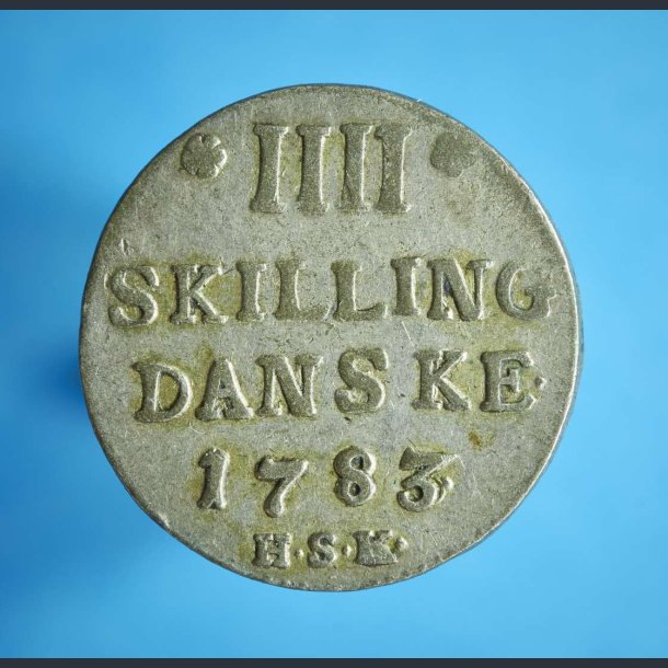 Christian 7. 4 skilling 1783 slv