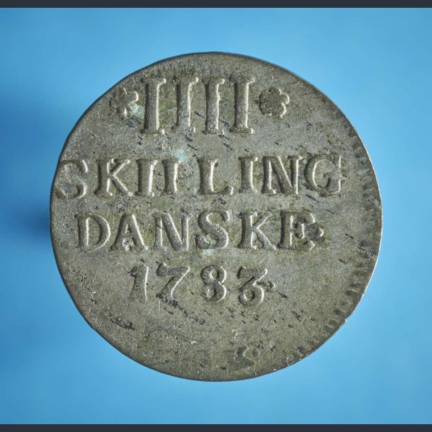 Christian 7. 4 skilling 1783