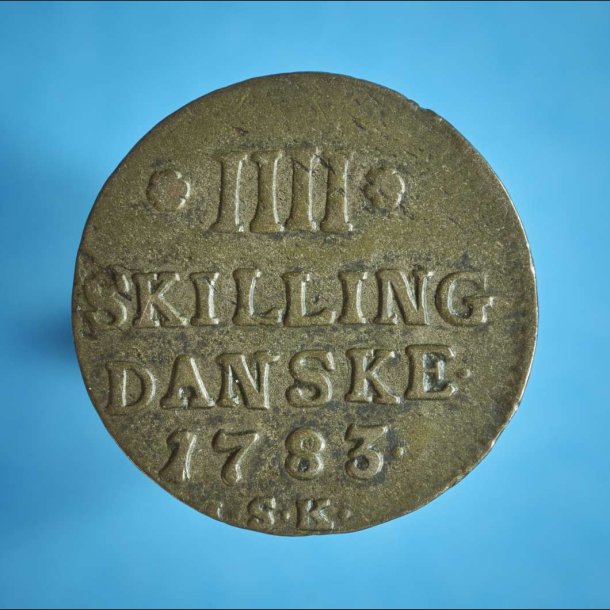 Christian 7. 4 skilling 1783