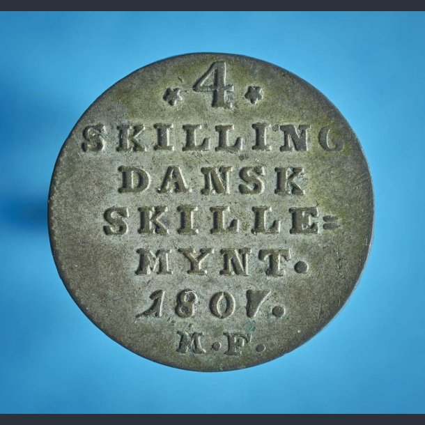 Christian 7. 4 skilling 1807