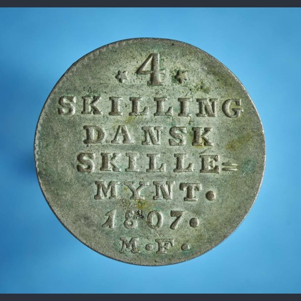 Christian 7. 4 skilling 1807