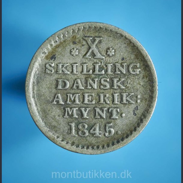 Christian 8. 10 skilling 1845