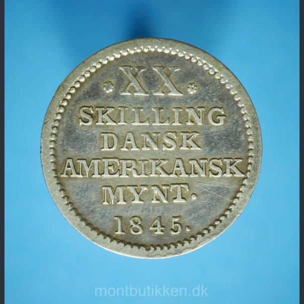 Christian 8. 20 skilling 1845