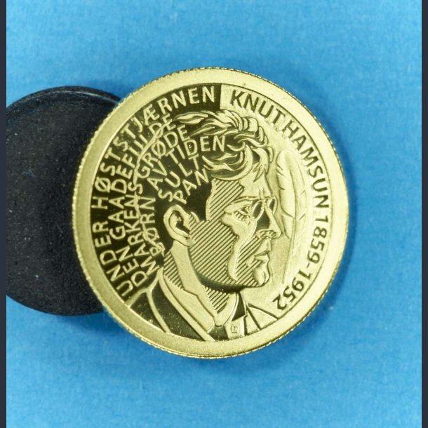 Cook Islands 10 dollars 2009 guld - Knut Hamsun