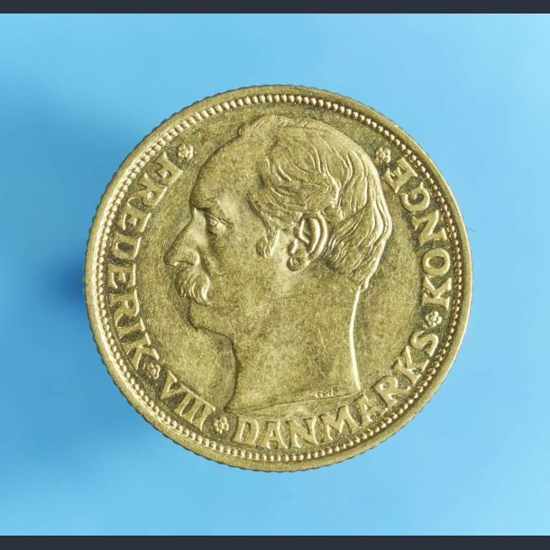 Danmark 10 kr. 1909 guld