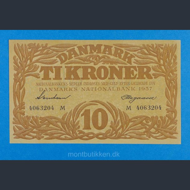 Danmark 10 kr. 1937