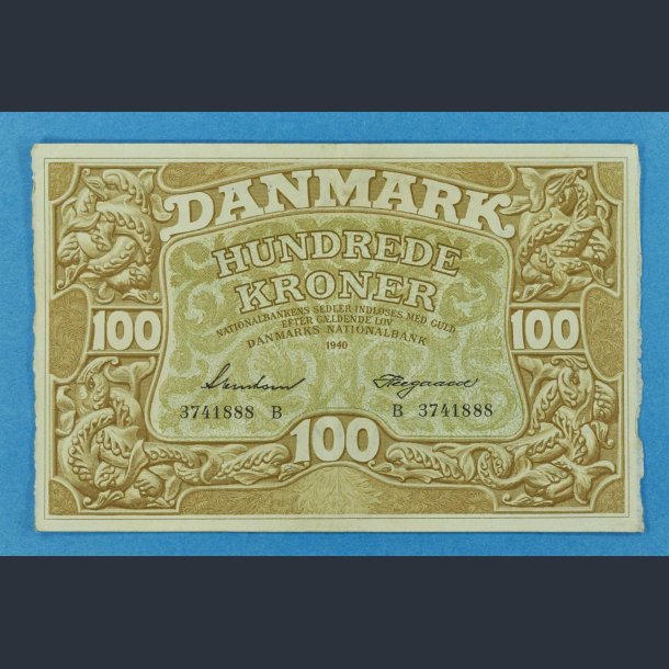 Danmark 100 kr. 1940