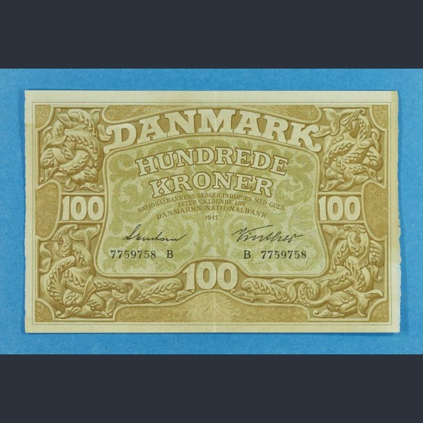 Danmark 100 kr. 1943 - Vinther