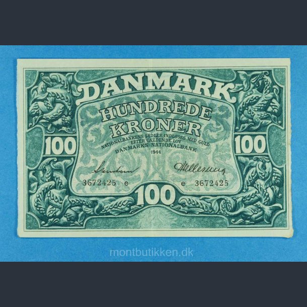 Danmark 100 kr. 1944 - Hellerung