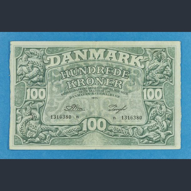 Danmark 100 kr. 1953 - Pugh