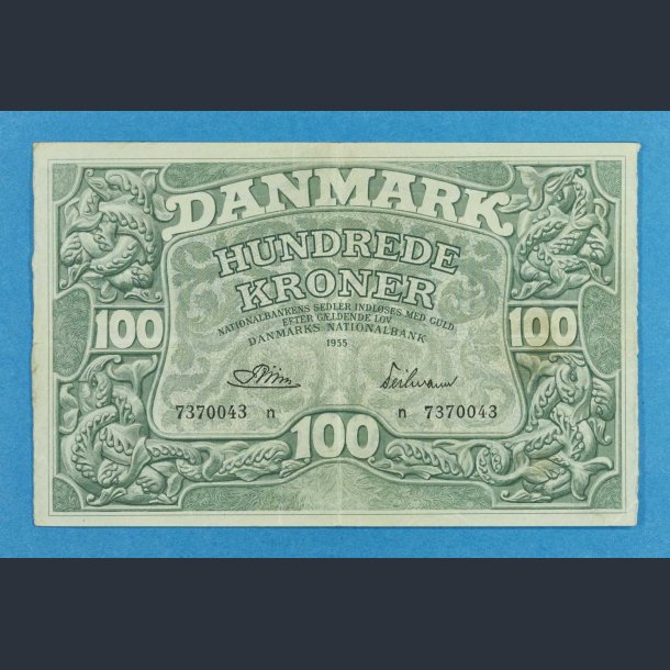 Danmark 100 kr. 1955 - Teilmann