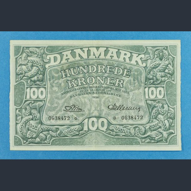 Danmark 100 kr. 1956 - Hellerung