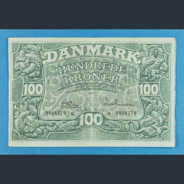 Danmark 100 kr. 1957 - Matthiessen