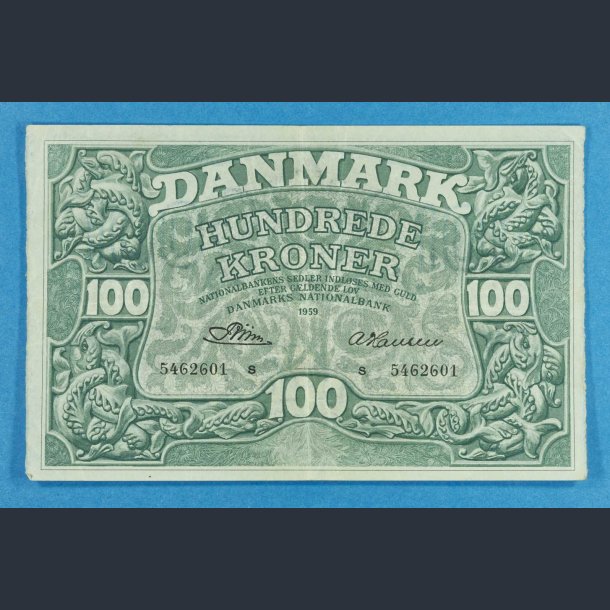 Danmark 100 kr. 1959 - A.Hansen