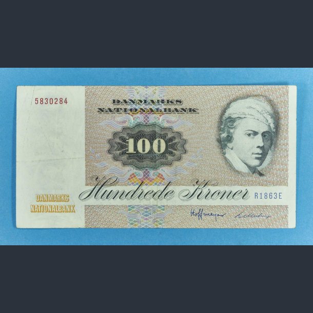 Danmark 100 kr 1986 R1 - Hoffmeyer - kv.1+