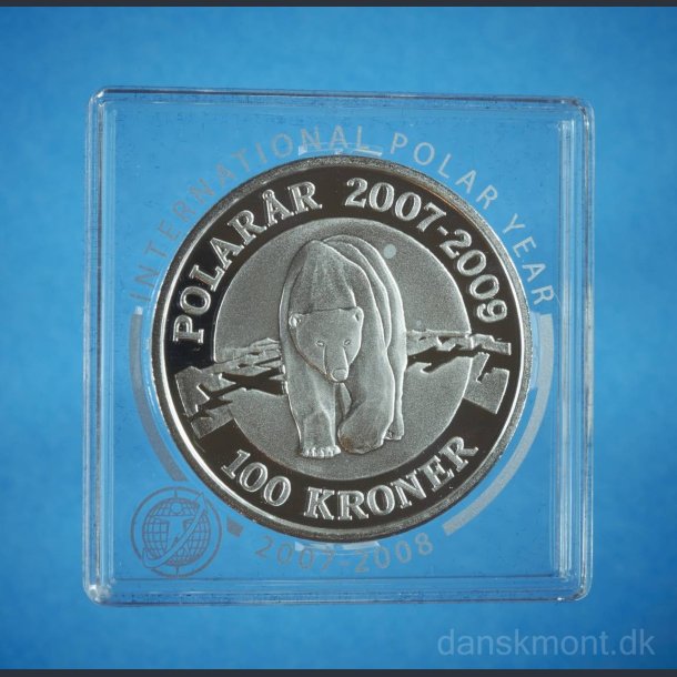 Danmark 100 kr Isbjrn 2007, Polarmnt i Polarserie kapsel