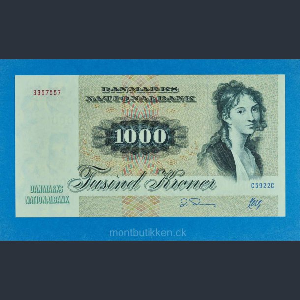 Danmark 1000 kr. 1992 - Kv. 0-01