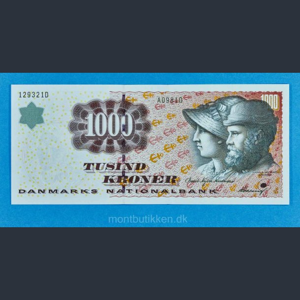 Danmark 1000 kr. 1998 A1- 0/01