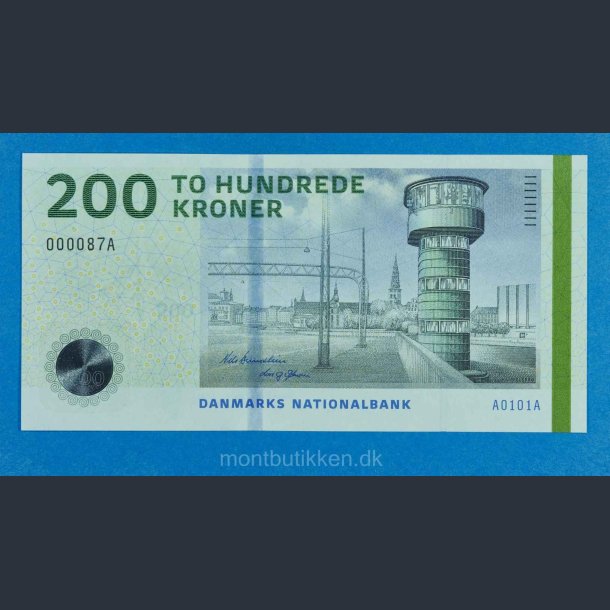 Danmark 200 kr. 2010 A0 Lavt nummer - Unc.