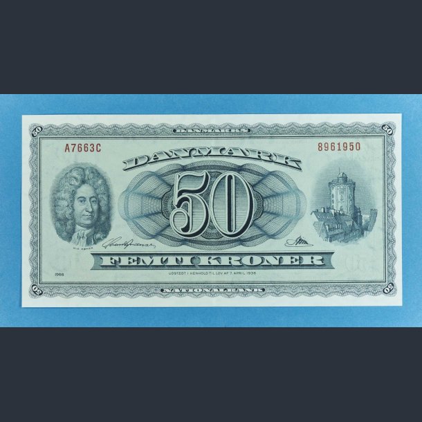 Danmark 50 kr. 1966 - A7 Svend Andersen - kv.01