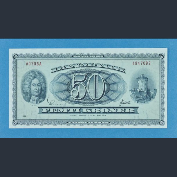 Danmark 50 kr. 1970 A9 - Sunesen