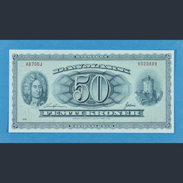 Danmark 50 kr. 1970 A9 - Svend Andersen - Erstatningsseddel