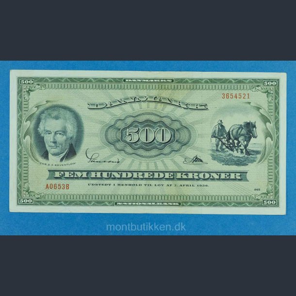 Danmark 500 kr. 1965