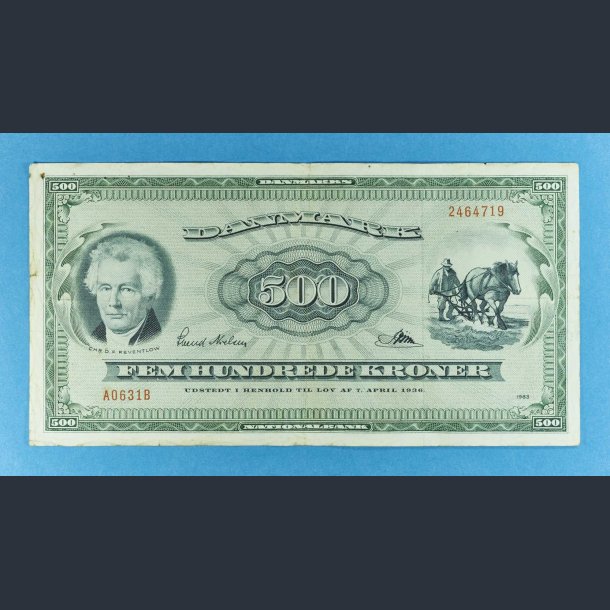 Danmark 500 kr. 1963