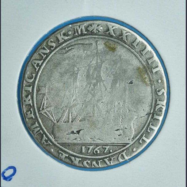 Dansk Vestindien 24 skilling 1767