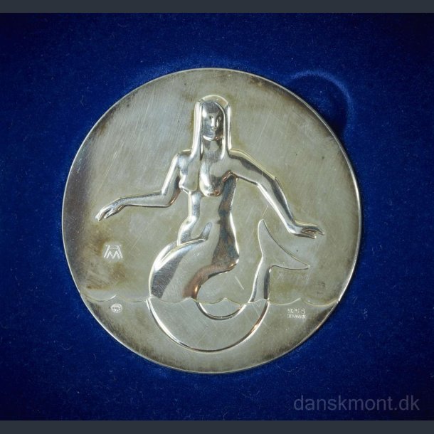"Den lille havfrue" - Stor slvmedalje fra Georg Jensen - Arno Malinowski