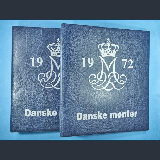 Dronning Margrethe II samlemapper 2 stk med omslag.