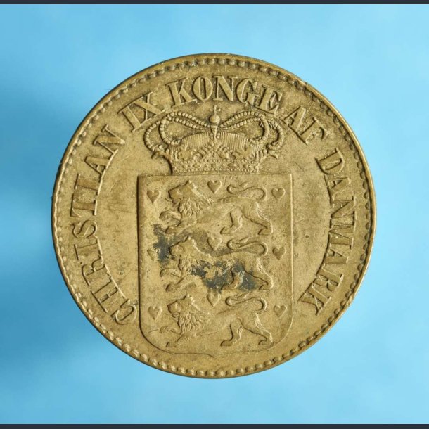 DVI 1 cent 1868 - Pnt eksemplar