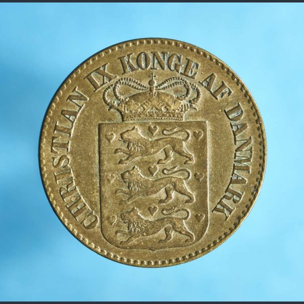 DVI 1 cent 1868 - flot eksemplar