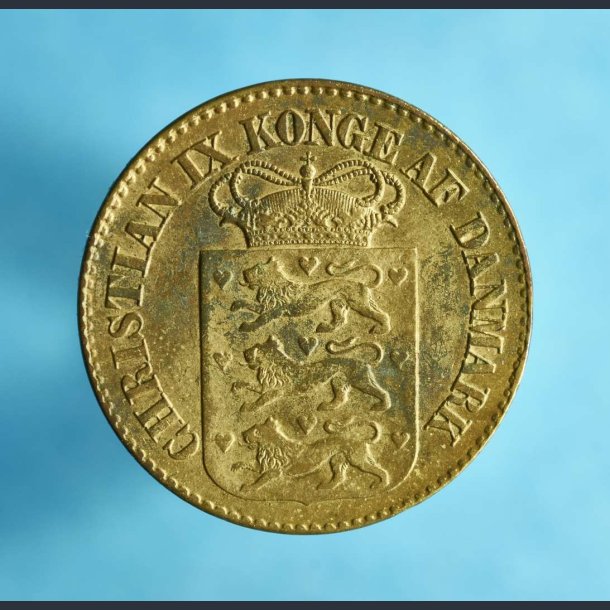 DVI 1 cent 1868 - smukt eksemplar