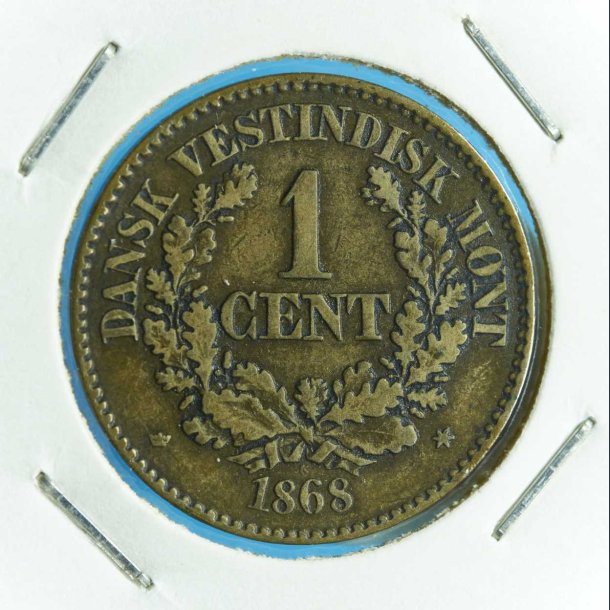 DVI 1 cent 1868