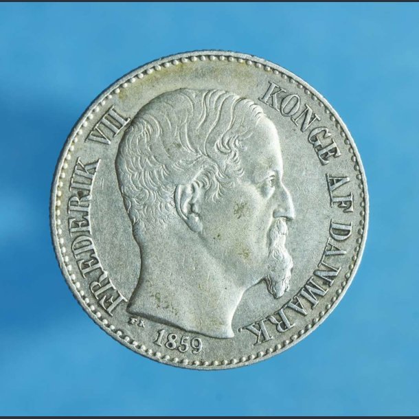 DVI 10 cents 1859-1862 - bedre eksemplar