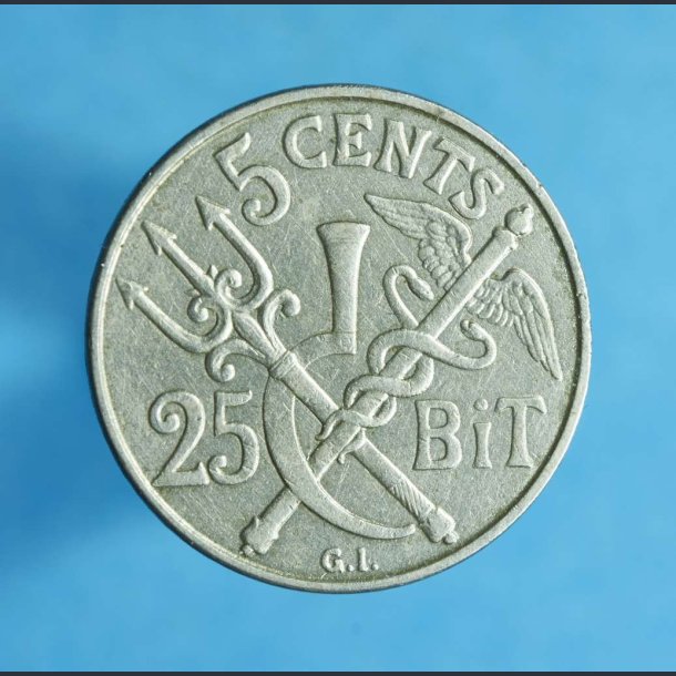 DVI 25 bit - 5 cents 1905 - bedre eksemplar