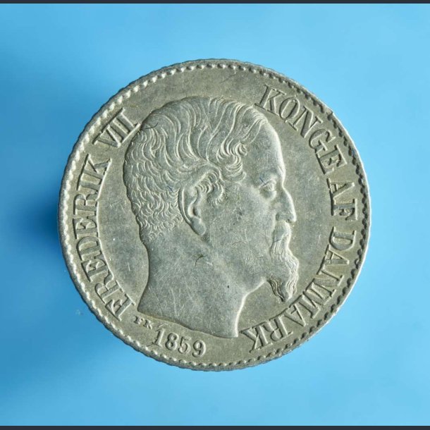 DVI 5 cents 1859 - Nydelig